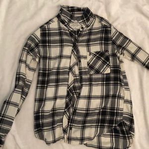 Black and White Flannel | Abercrombie & Fitch
